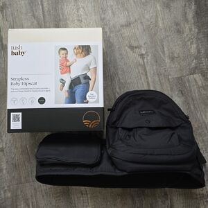 TushBaby Black Hipseat Carrier